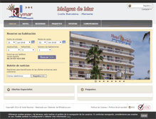 Tablet Screenshot of hotelreymar.com